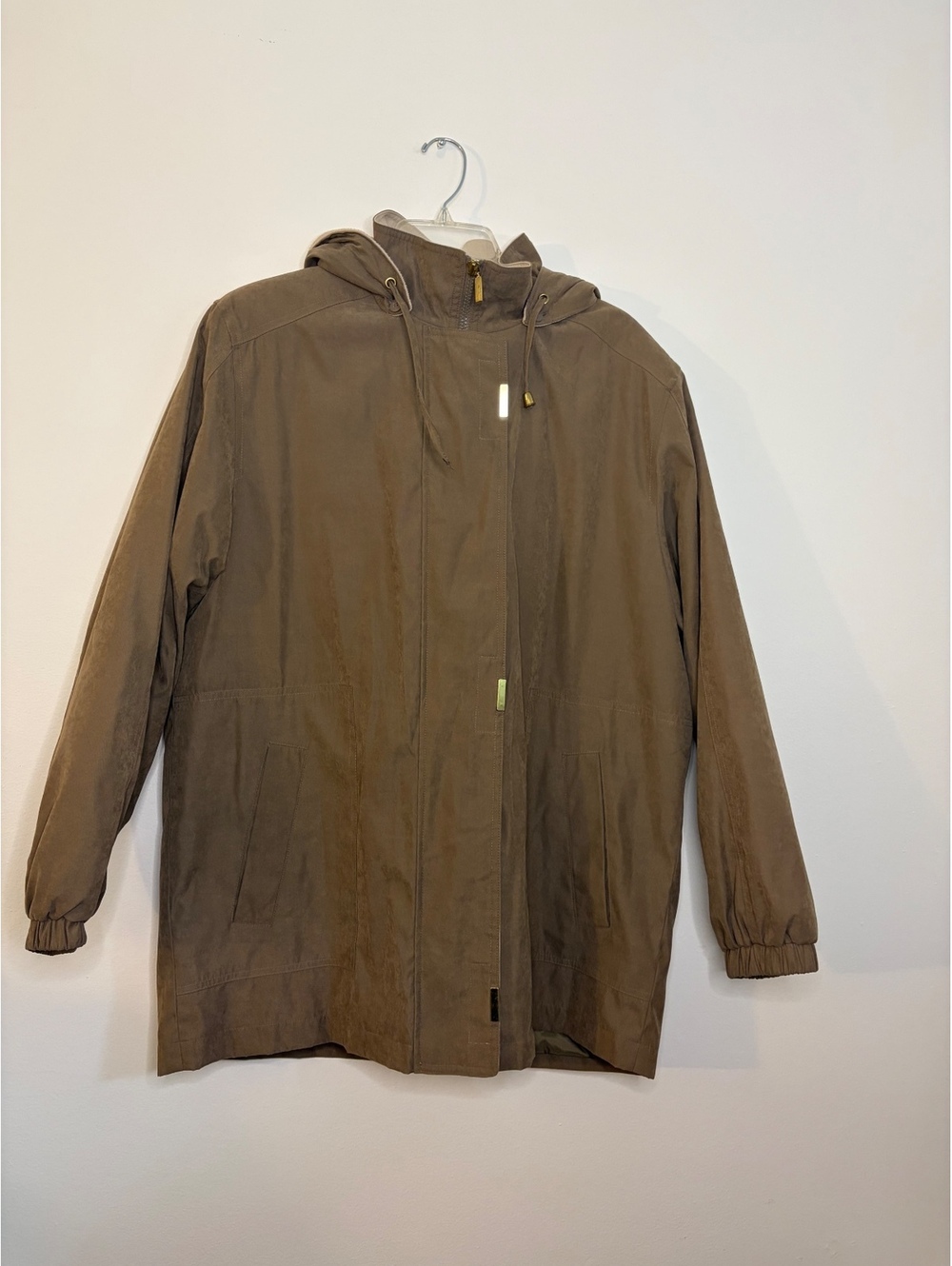 Vintage Karina Beige Hooded Coat
